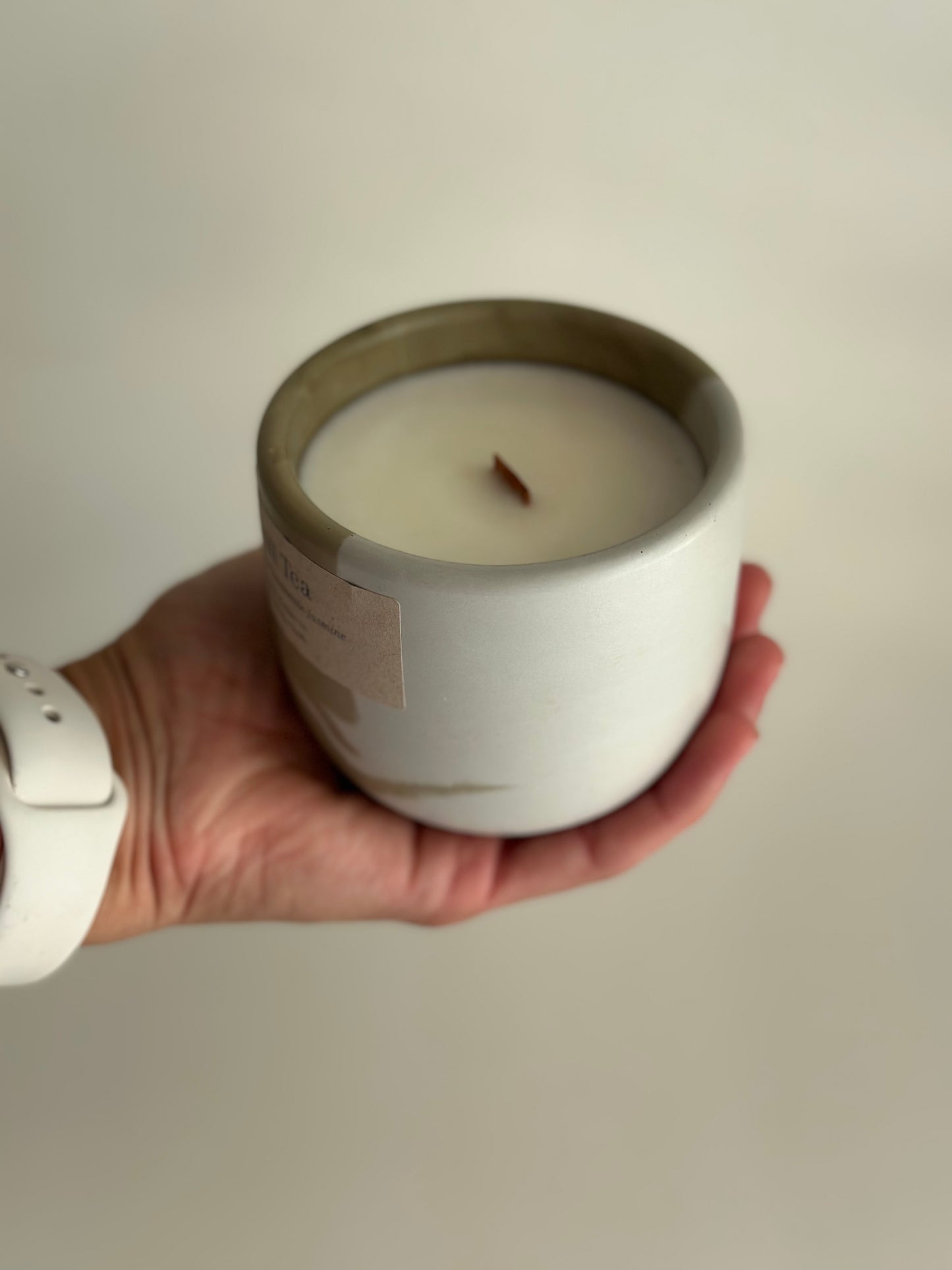 Chill Tea Concrete Candle End of Summer Sale