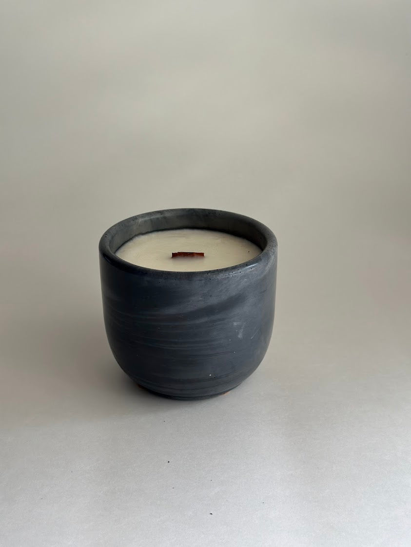 Apothecary Scented Concrete Candle- End of Summer Sale
