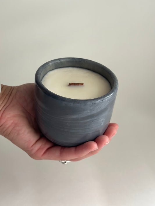 Apothecary Scented Concrete Candle- End of Summer Sale
